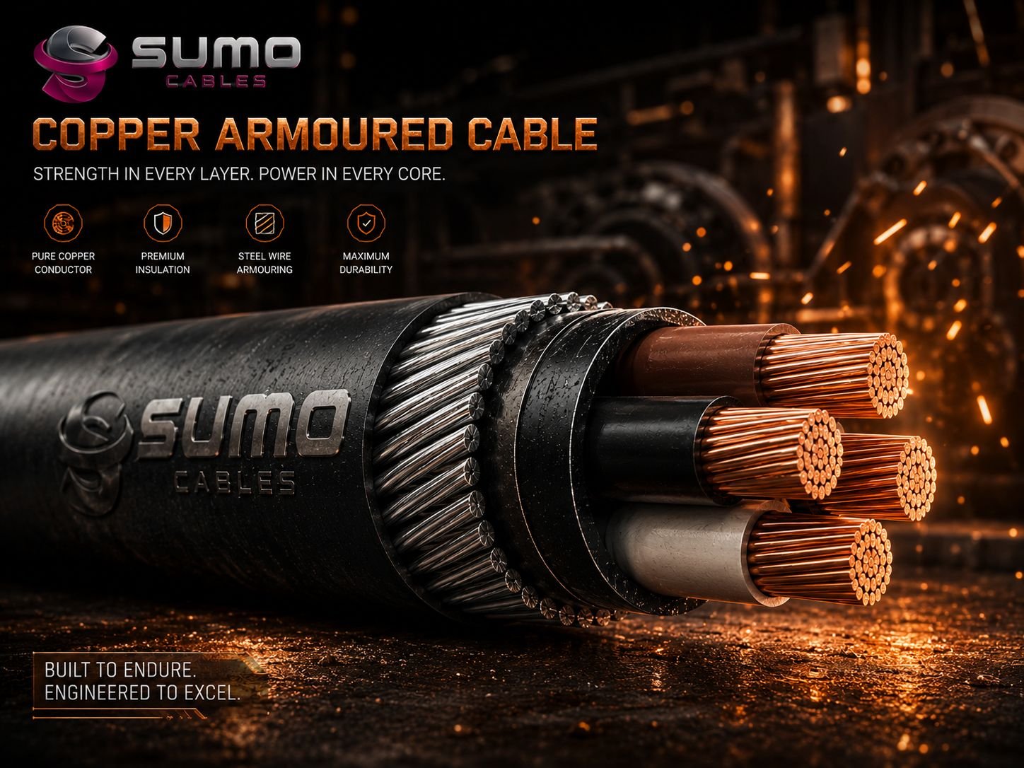 Copper Armoured Cable